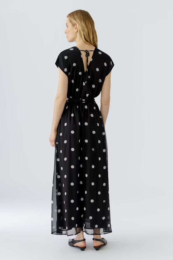 Maxi dress - black offwhite