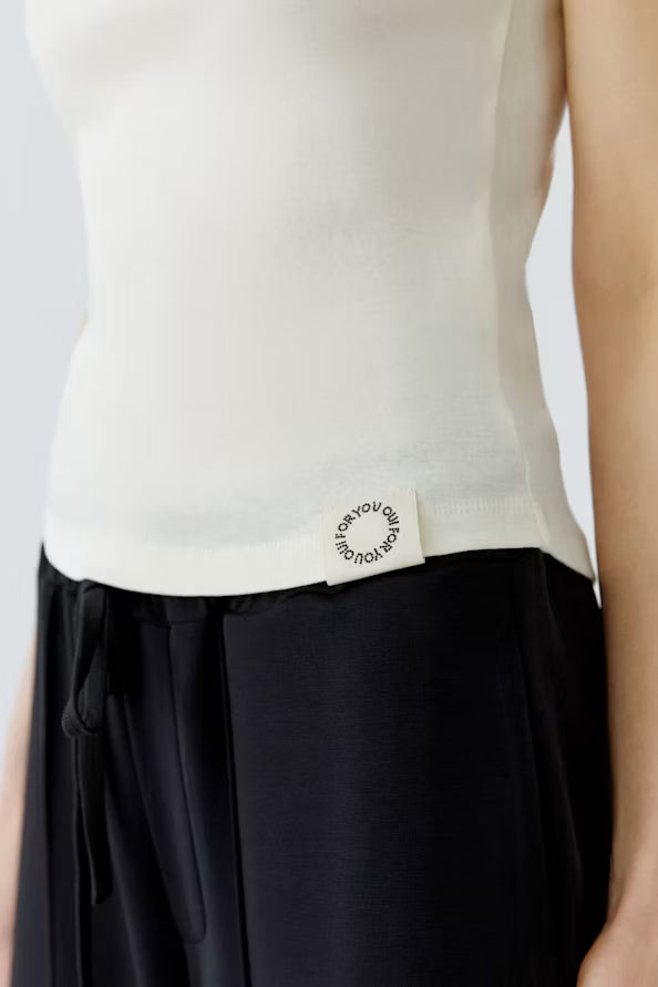 Tank Top - white black