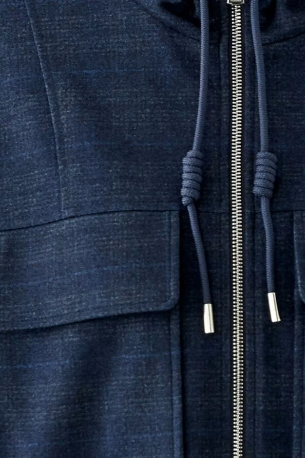Soft jersey jacket in a sporty look