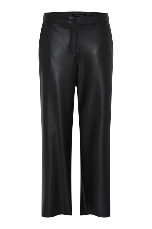 Cloe 65cm Cropped Pleather Trousers