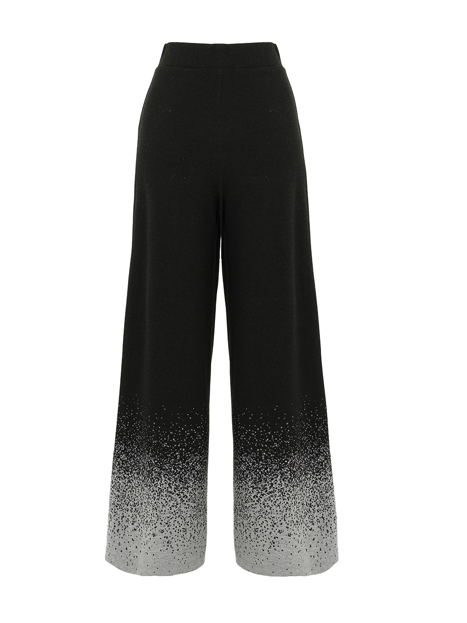 Ombre Effect Wide Leg Trousers