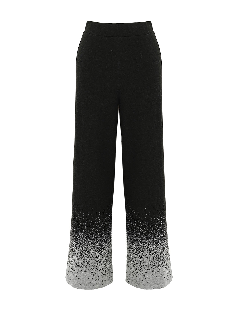 Ombre Effect Wide Leg Trousers