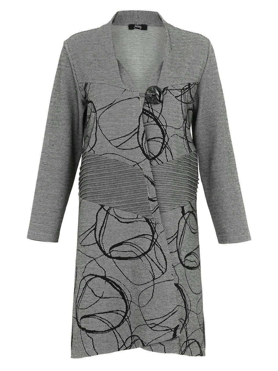 Printed Longline Coat