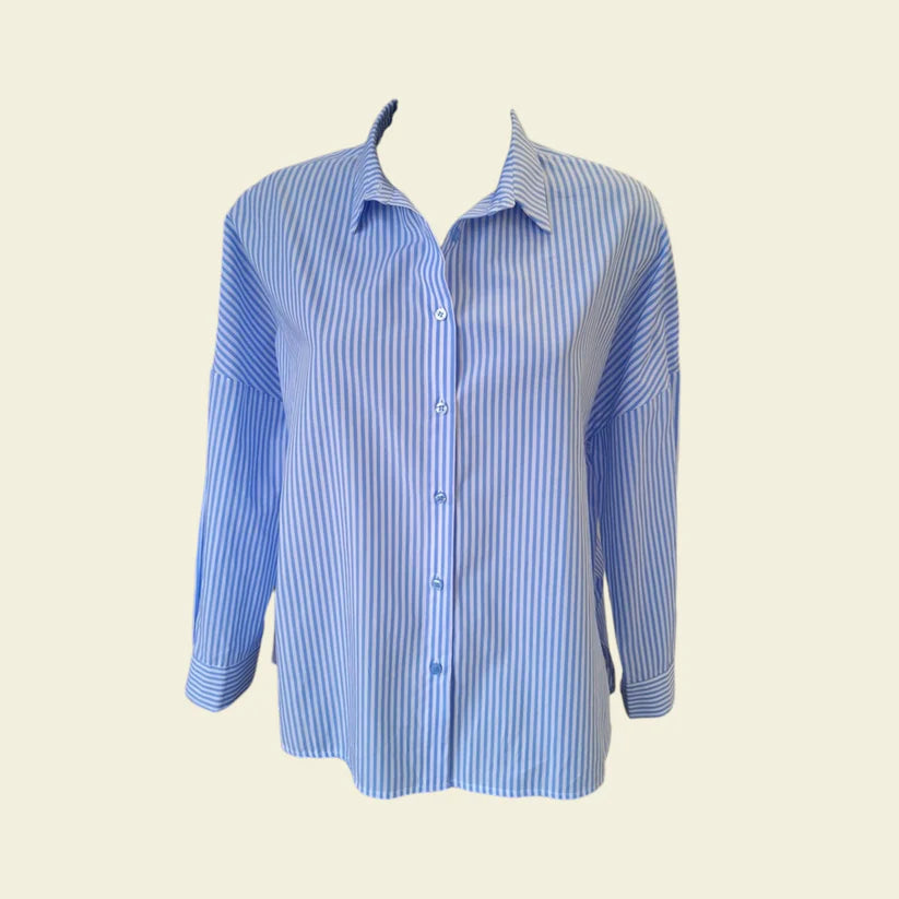 20937 Stripe Cotton Shirt DECK SS25