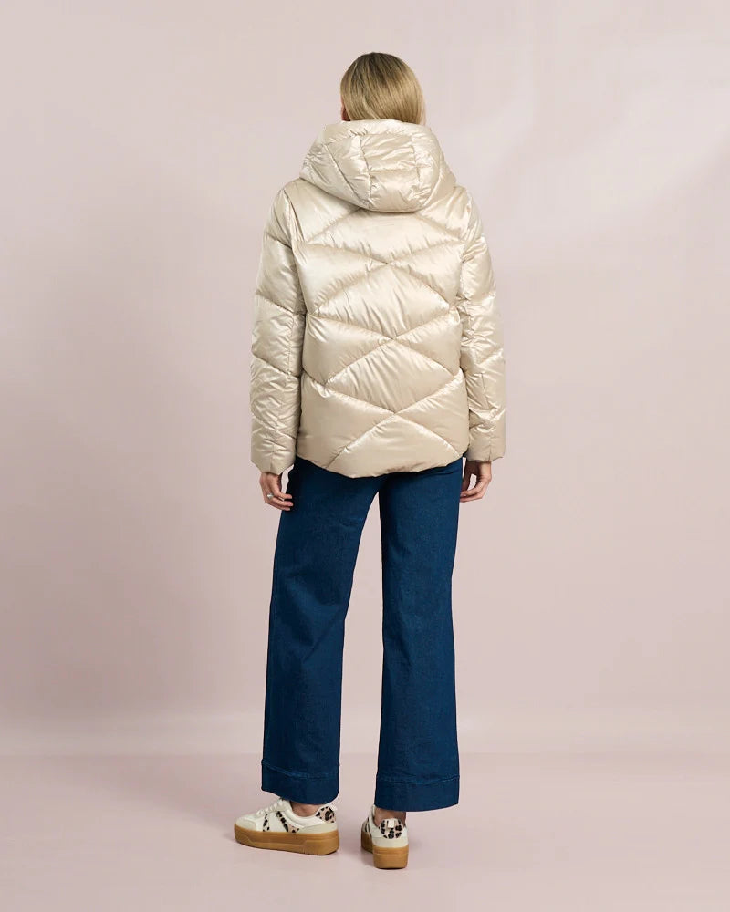 Wet Look Hooded Jacket
