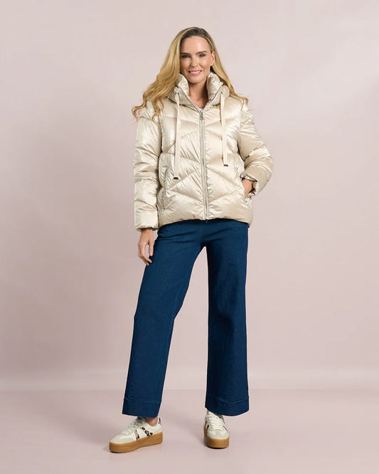 Wet Look Hooded Jacket