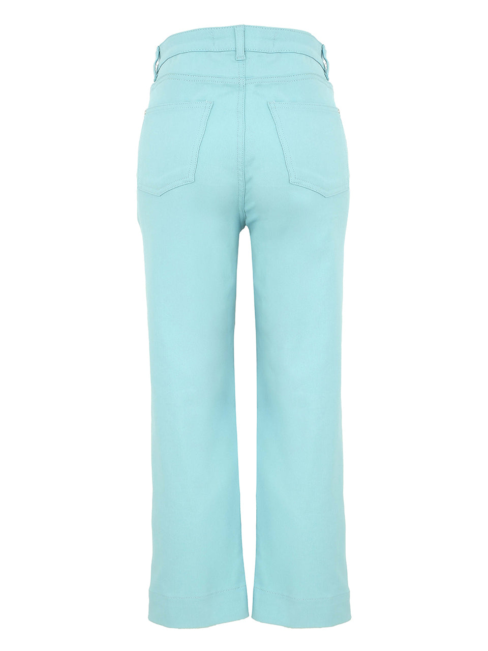 dolcezza woven trousers seafoam back