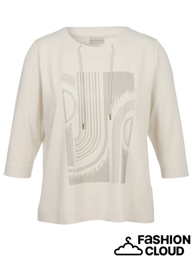 White Diamante Sweatshirt