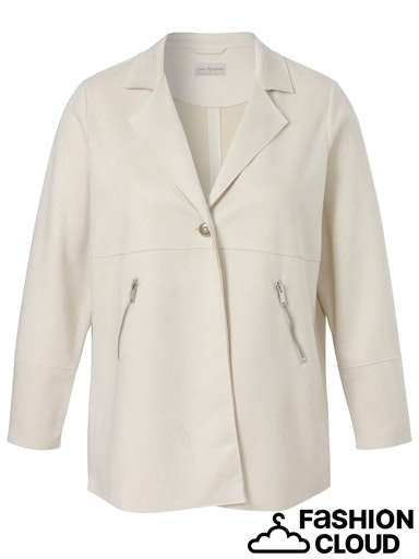 White Suede Jacket