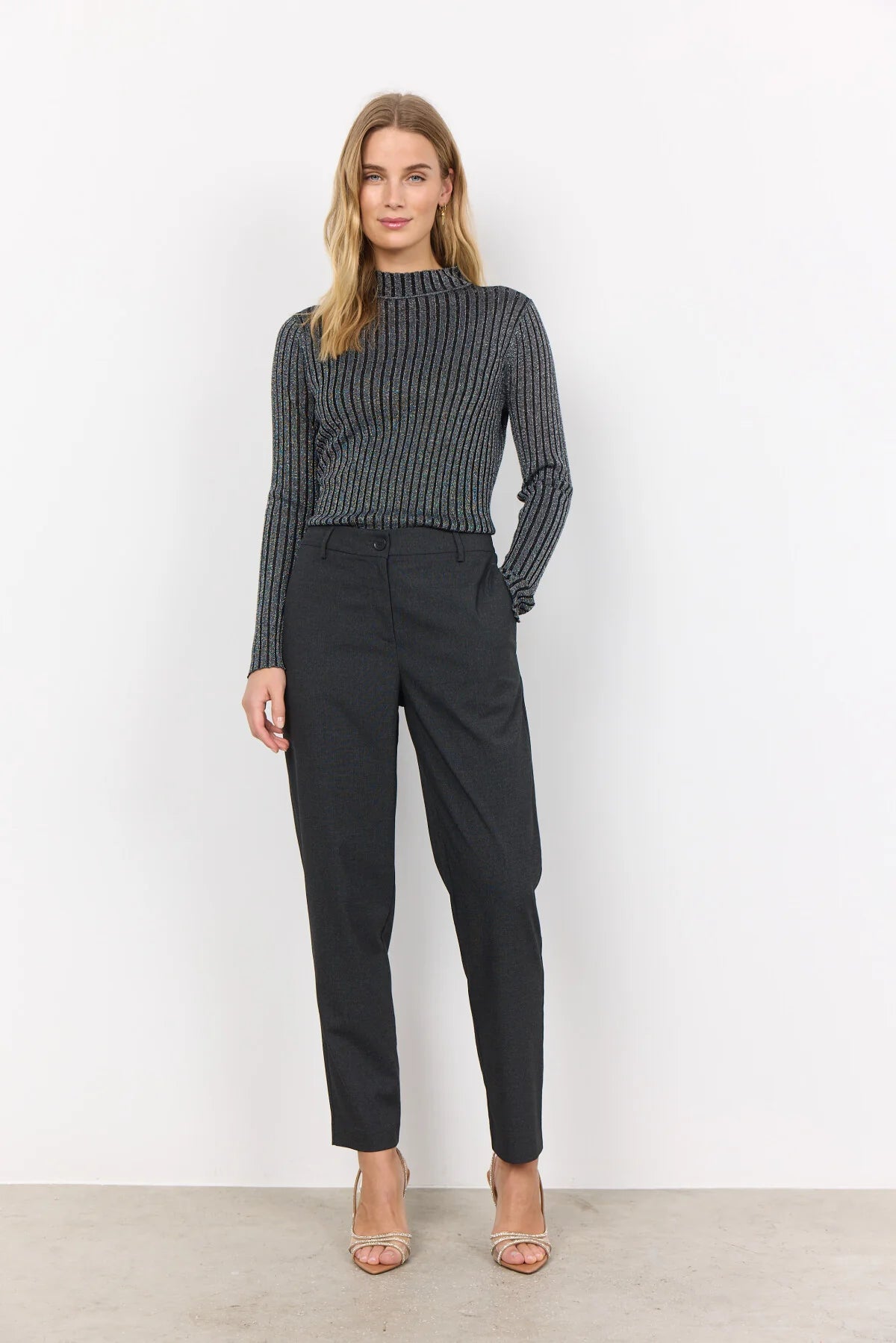 Violetta Metallic Pullover