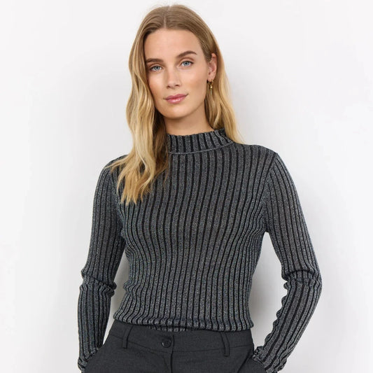 Violetta Metallic Pullover