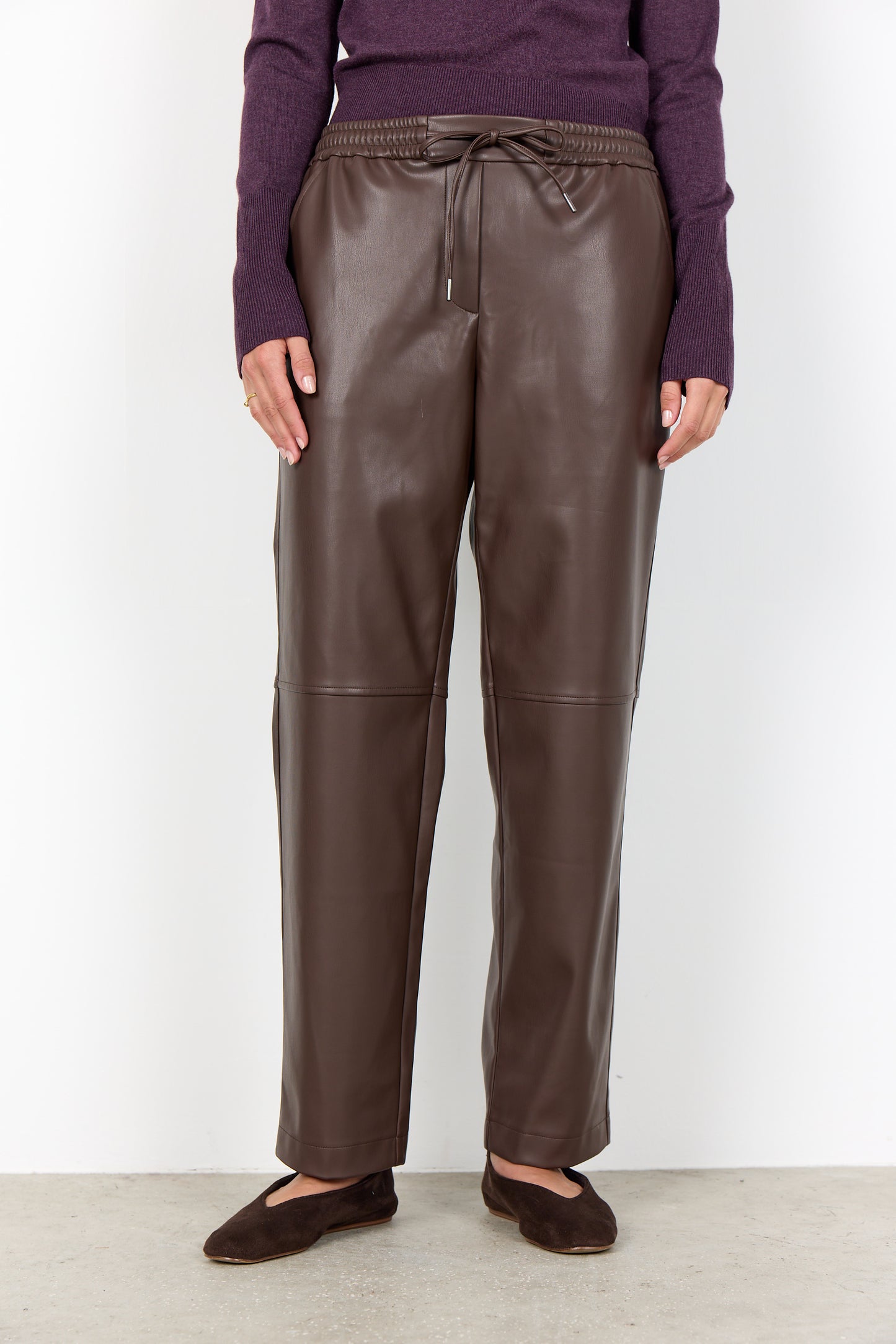 Beckie 19-C Pleather Trousers