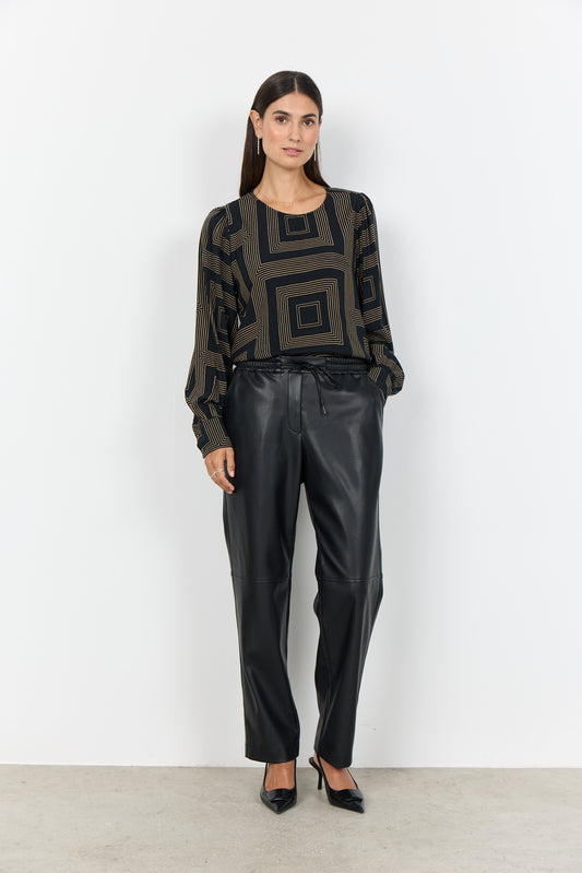 Beckie 19-C Pleather Trousers