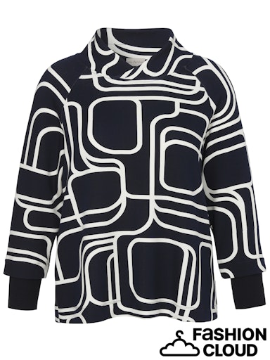 Geo Print Sweatshirt
