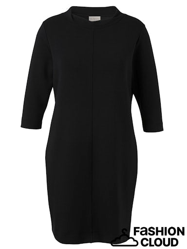 Soft Black Midi Dress