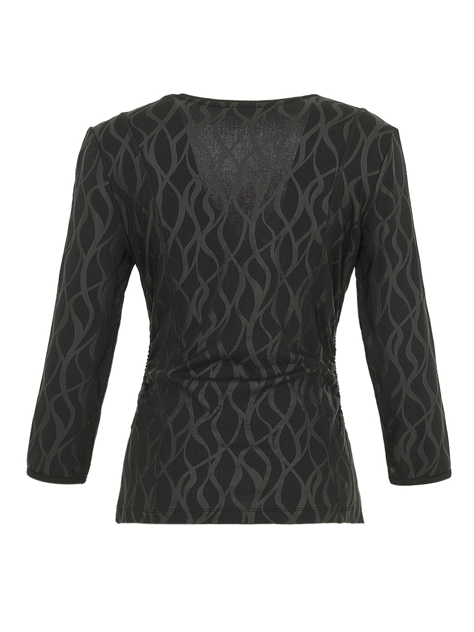 pattern top dolcezza back black