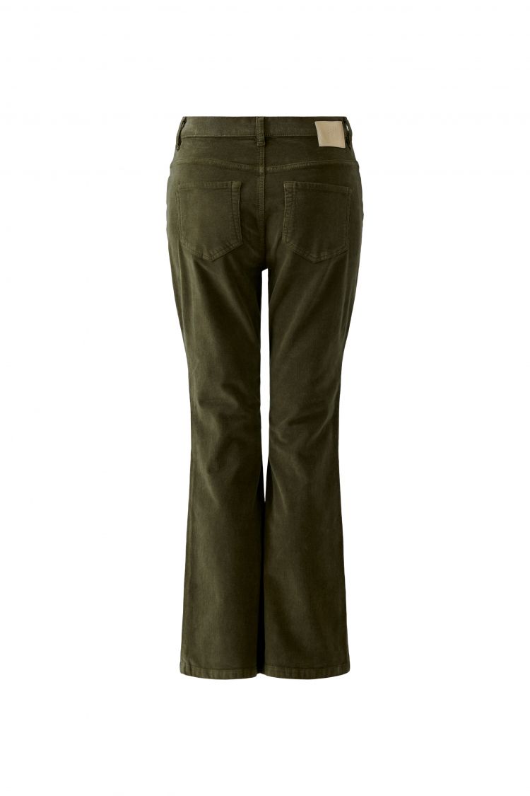 Khaki Corduroy Trousers