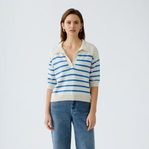 Striped Collar Jumper
