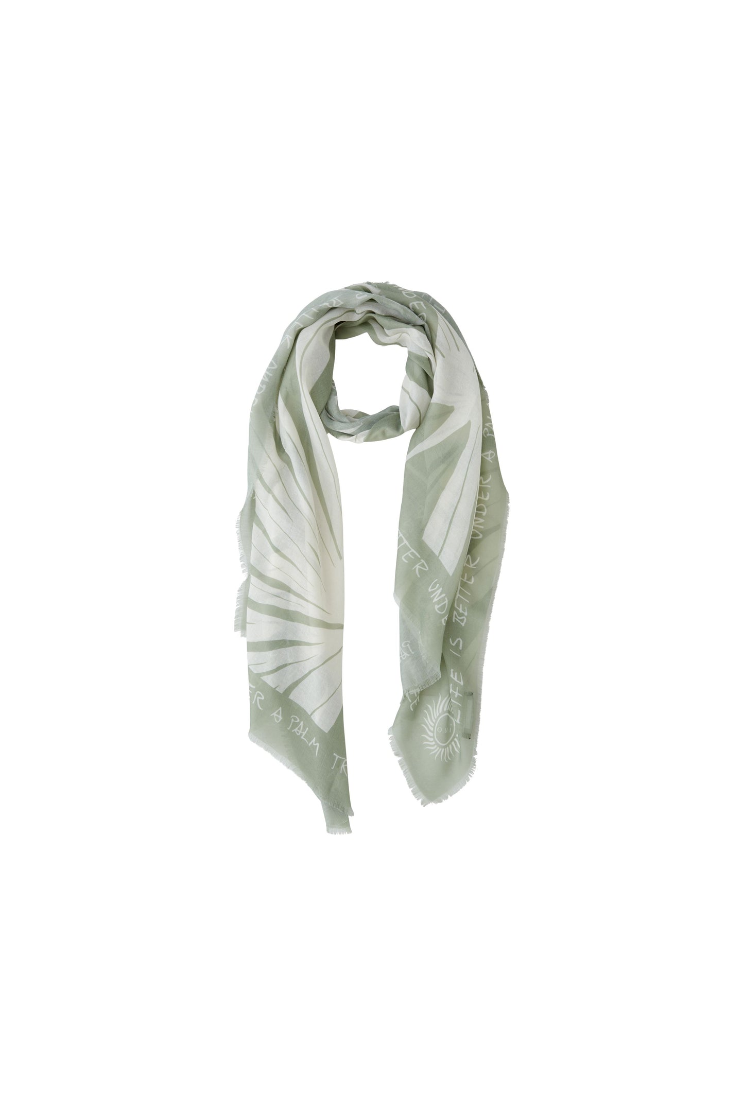 Oui Green Scarf