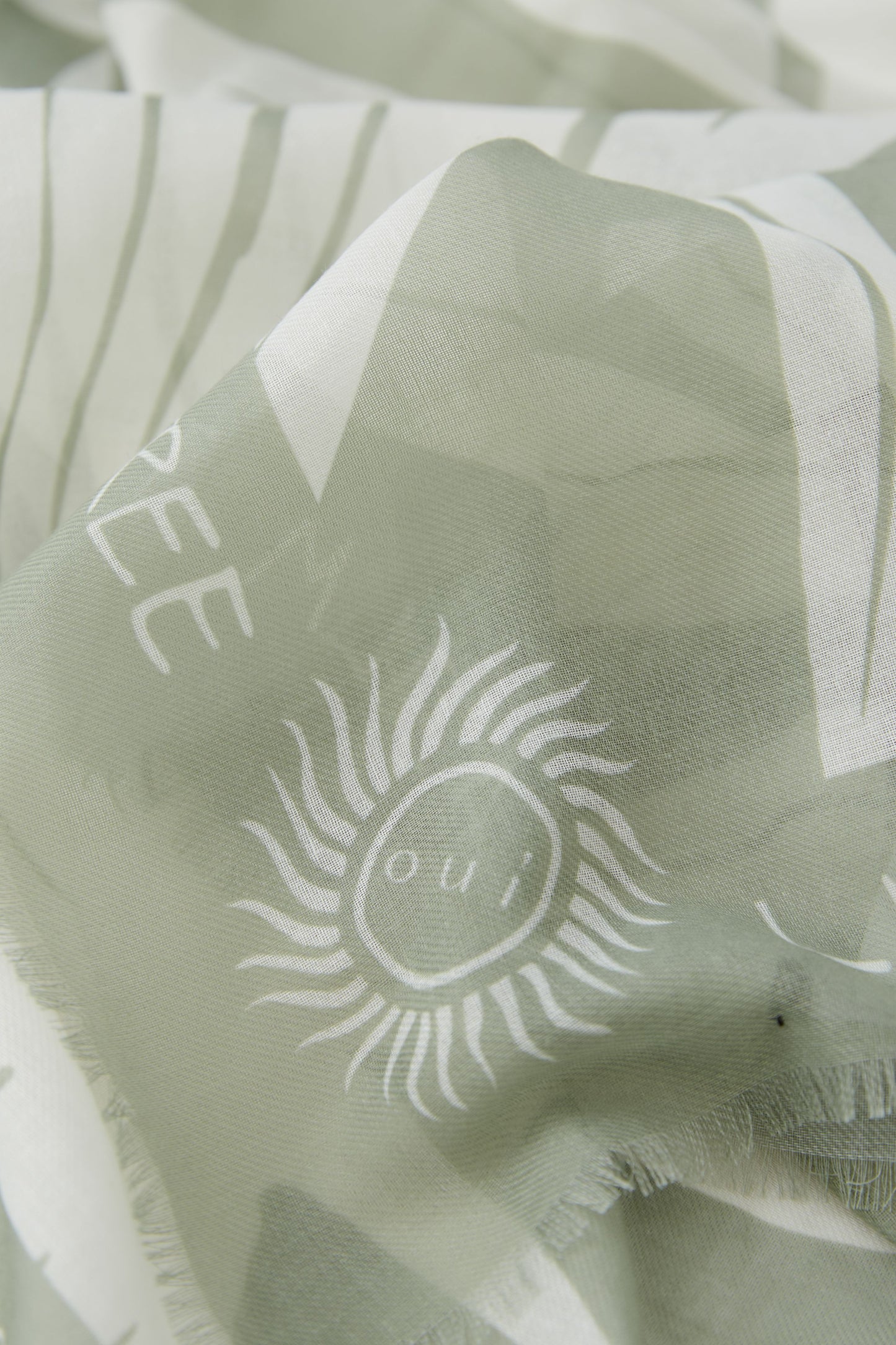 Oui Green Scarf