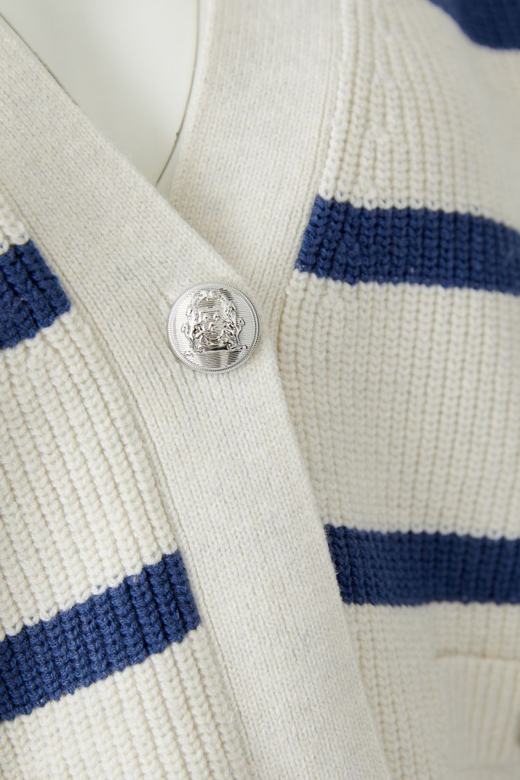Blue Stripe Cardigan