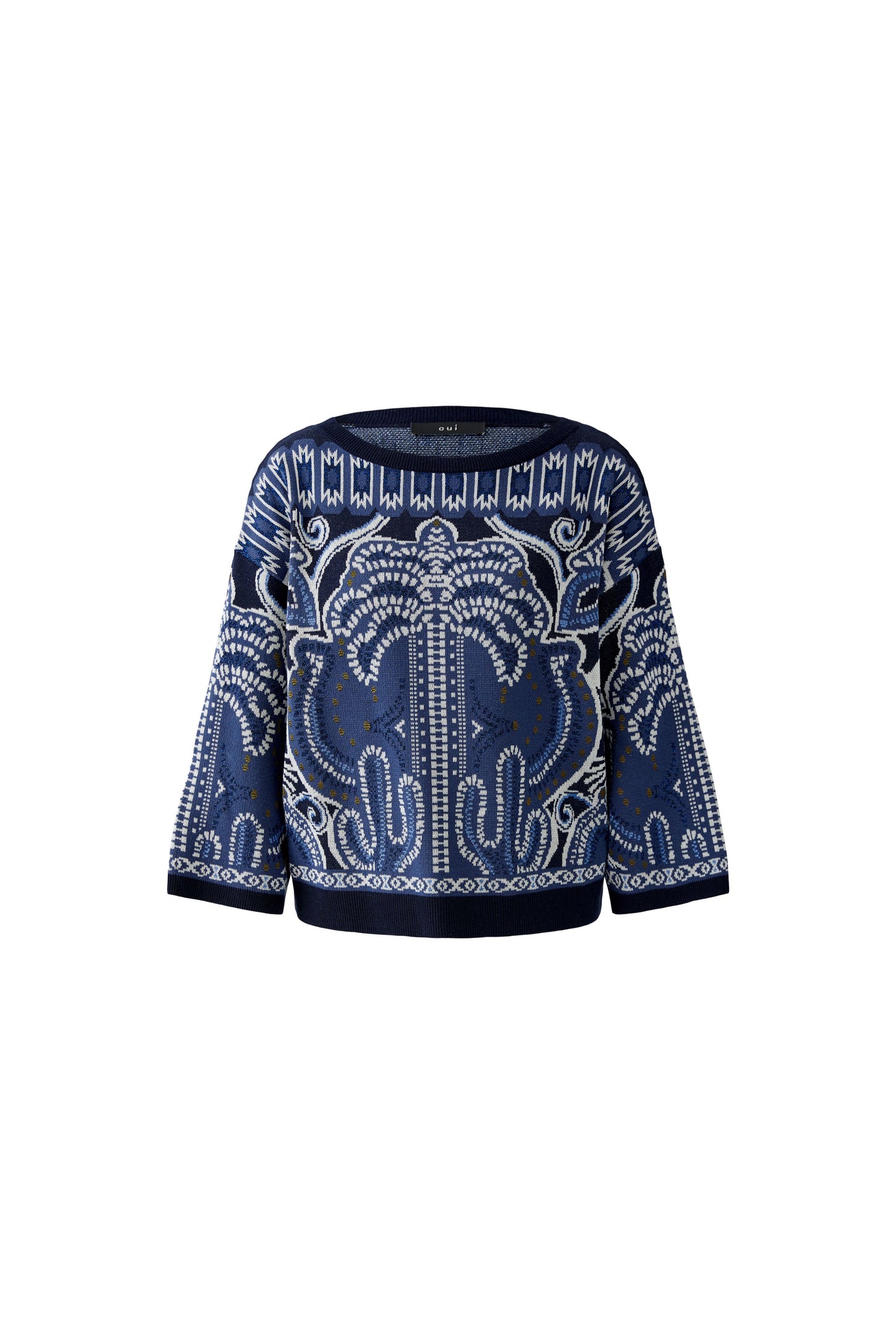 Navy Pattern Jumper
