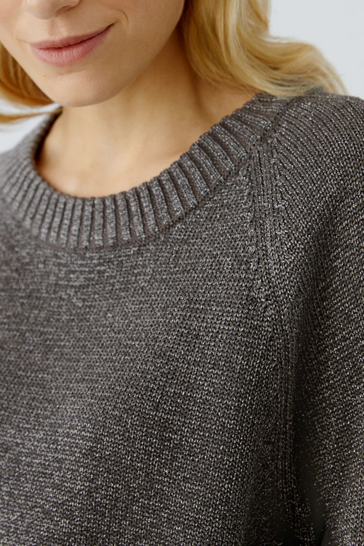 Taupe Round Neck Jumper