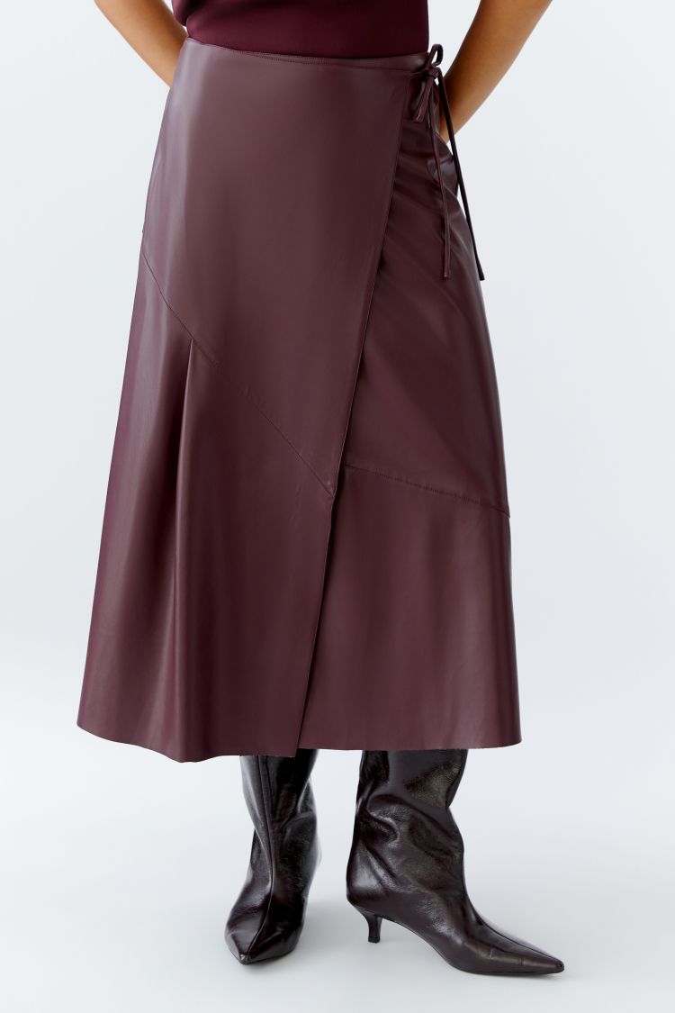 Oui Wrap Midi Skirt