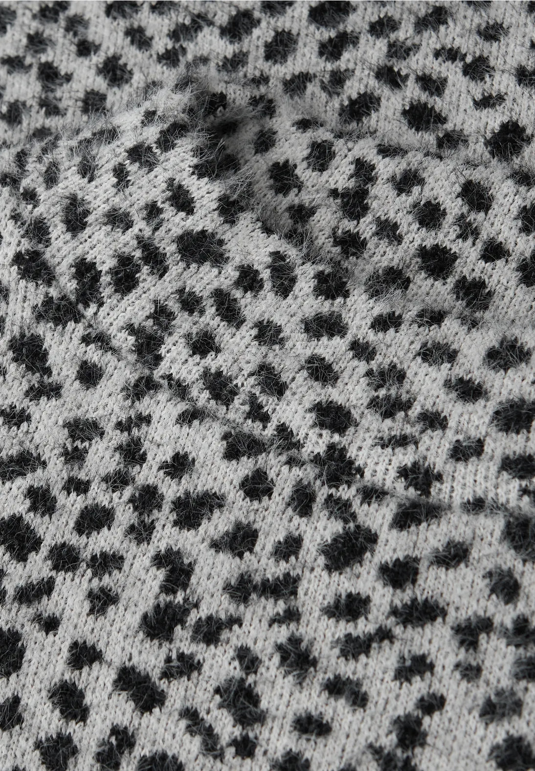 Leopard Print Turtleneck