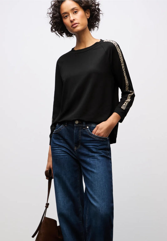 Leopard Stripe Blouse