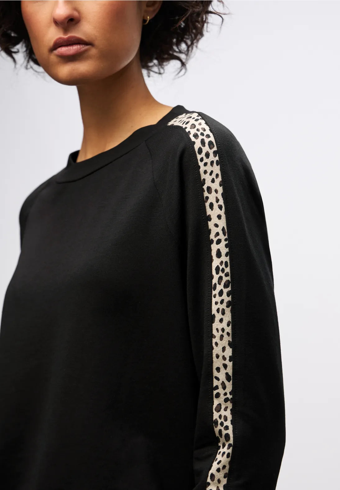 Leopard Stripe Blouse