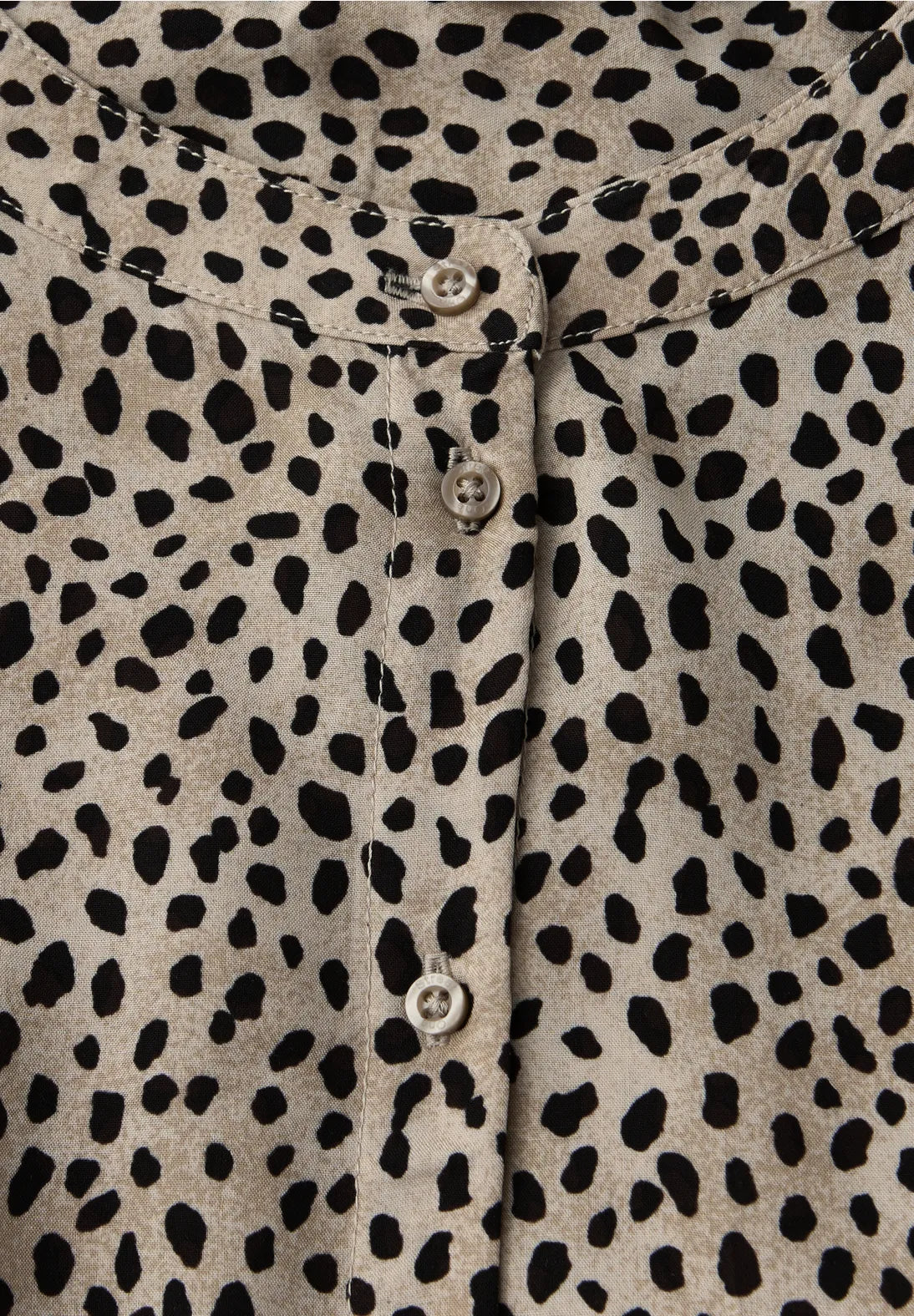 Leopard Button Blouse