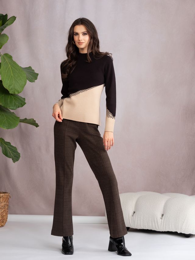 Angled Knit Jumper