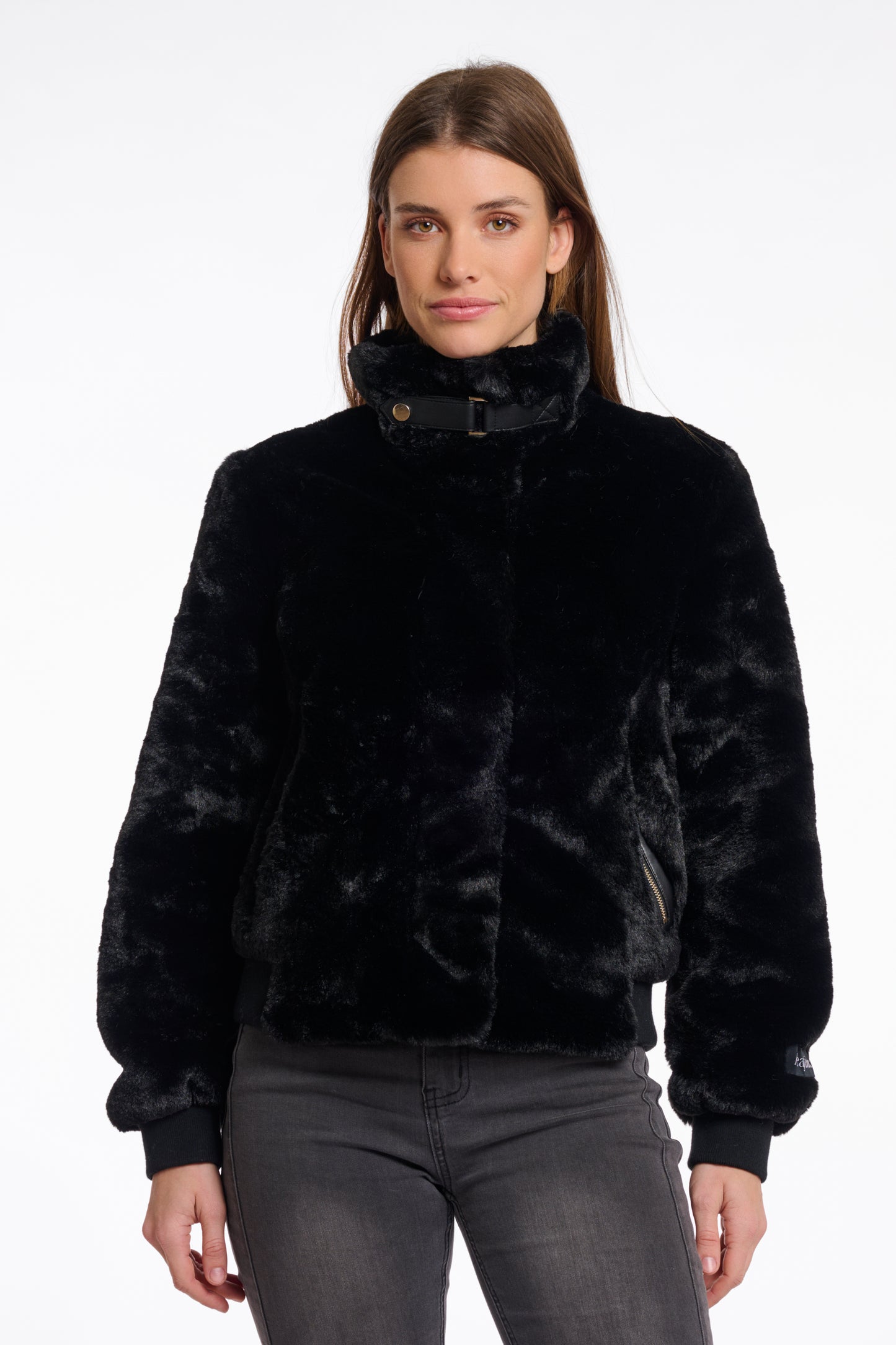 Ambra Short Faux Fur Jacket