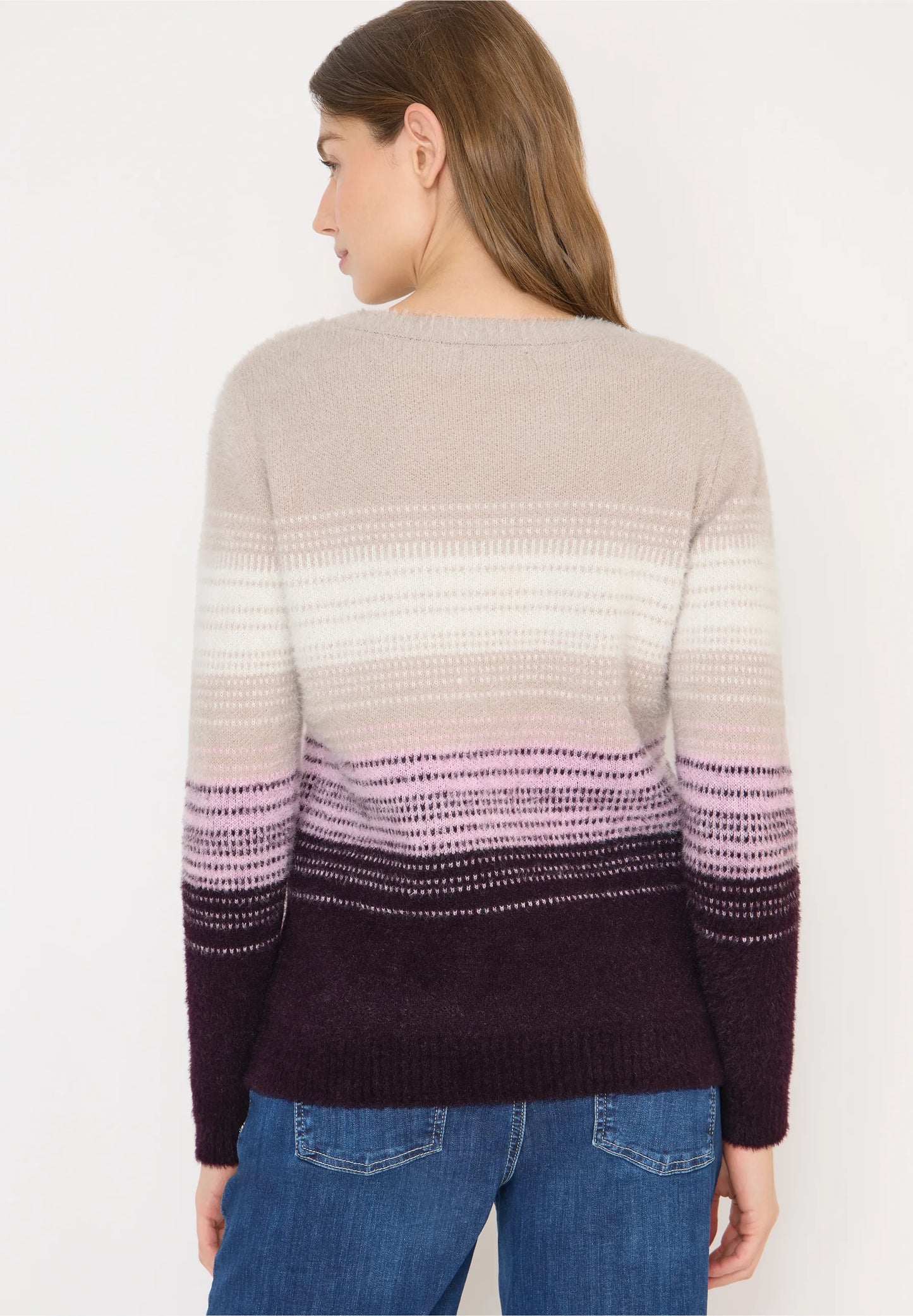 Striped Feathyarn Sweater