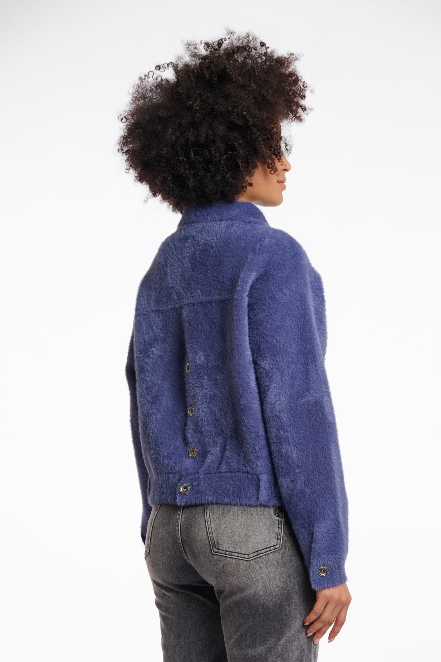 Bubbly Jacket - Blue, Mauve & Playground