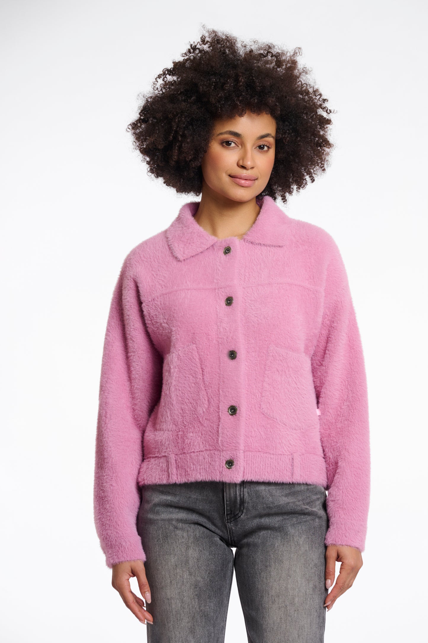Bubbly Jacket - Blue, Mauve & Playground