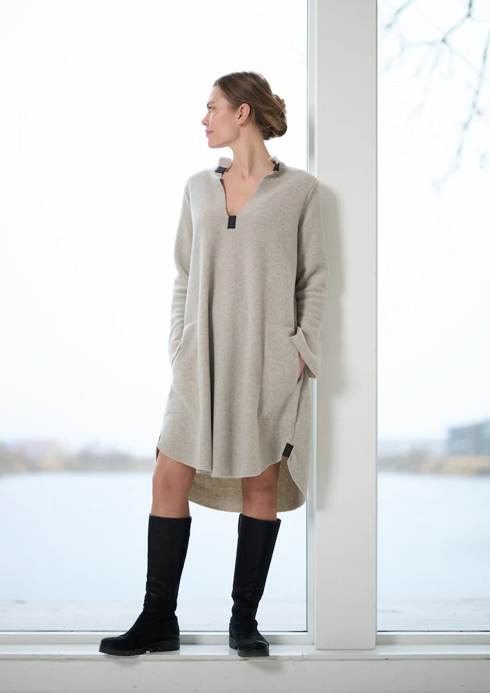 Henriette Dress in Sand