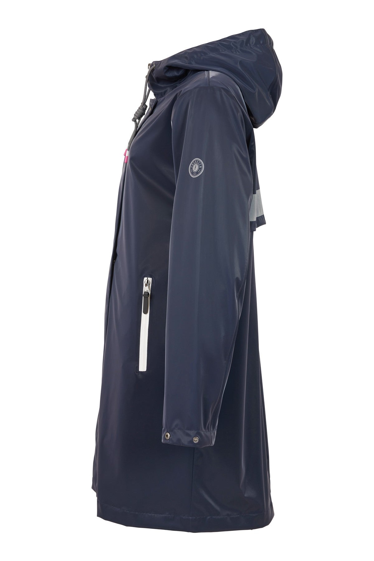 Fransden Rain Jacket Reflective Navy