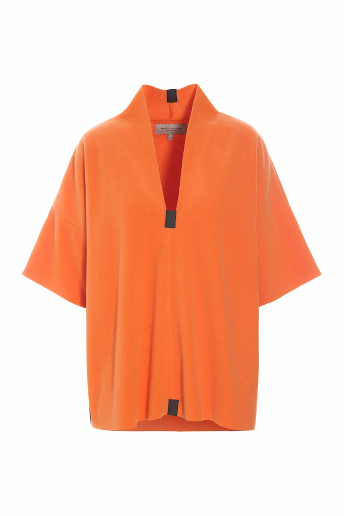 Orange Knit Pullover