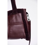 Rino & Pelle Jasha Chocolate Structured Handbag