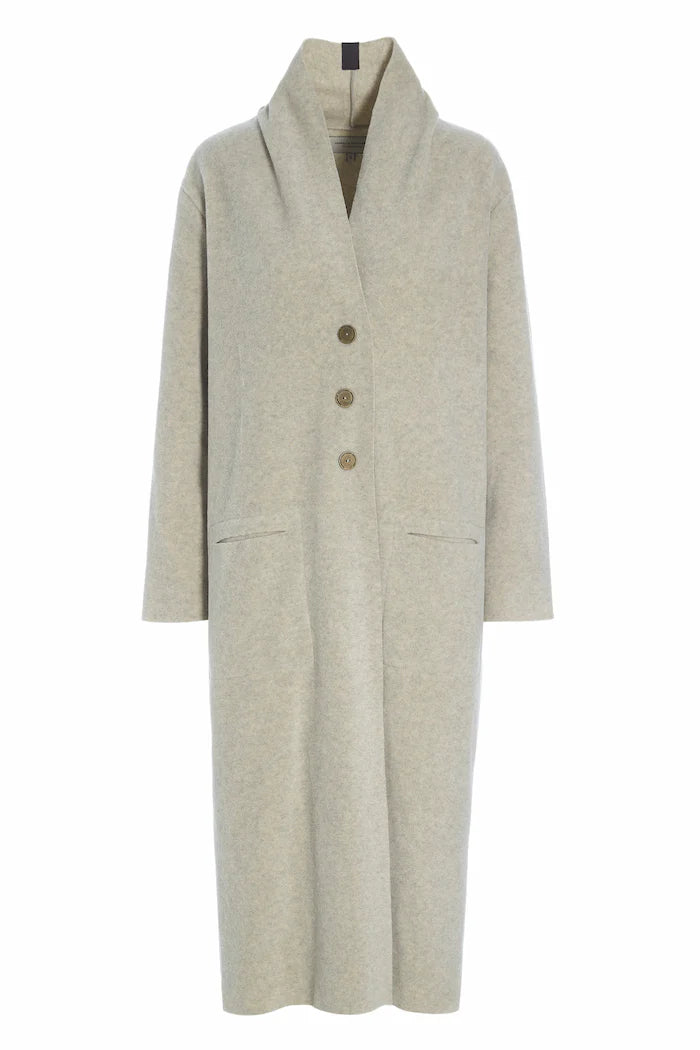 Henriette Long Cardigan in Light Sand