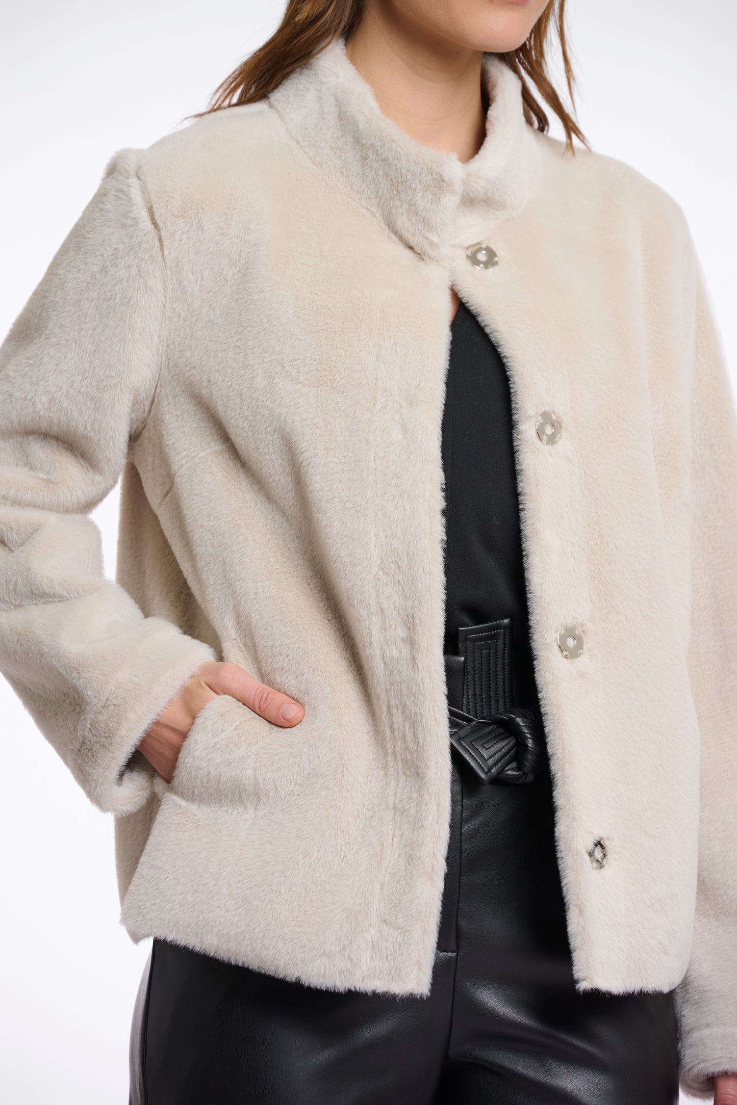 Madai Short Faux Fur Jacket