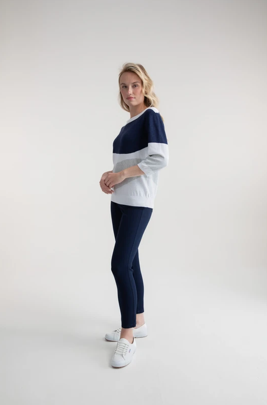 Block Knit Sweater