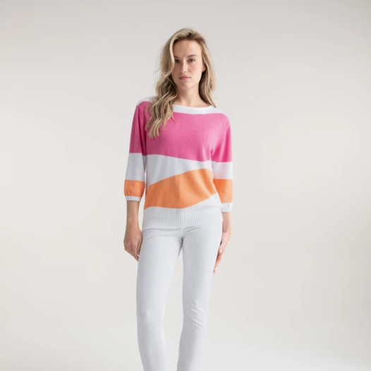 Block Knit Sweater