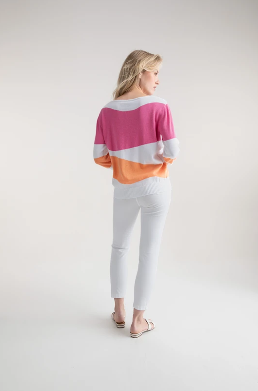 Block Knit Sweater