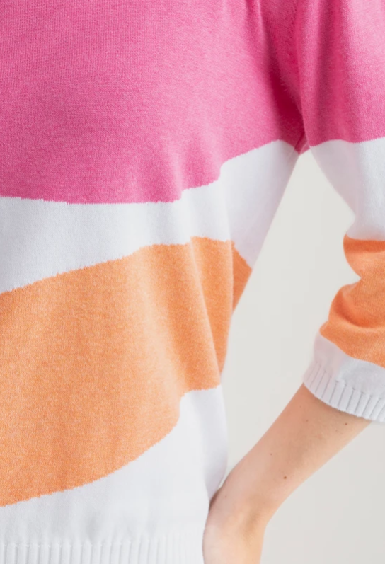 Block Knit Sweater