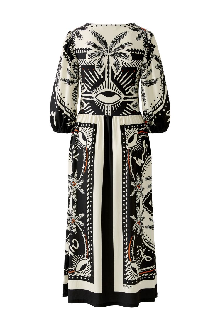 Miss Lagotte Black and White Dress 92396 Back