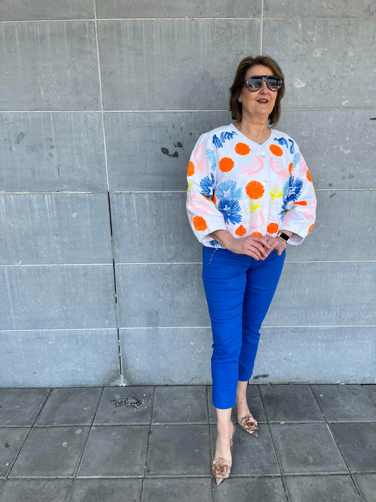 Multicolour Embroidered Jacket