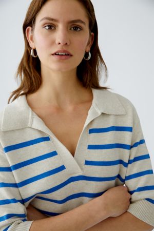 Striped Collar Jumper